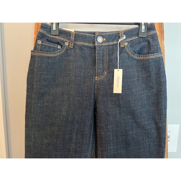 ✅3/$20 Sale-JONES NEW YORK STRETCH BOOTCUT JEANS - NWT! WOMEN'S 4P - Picture 5 of 9